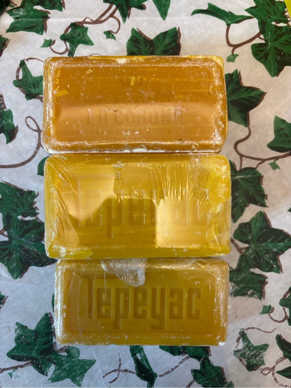 Tepeyac and La Corona laundry bar soap Yellow Soap Bars - Pack of 3